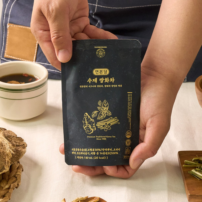 수제 쌍화차 SINCE1988 : 14종 전통원료 배합 by 연세본초당, 80mg, 1박스, 80mL, 30개입