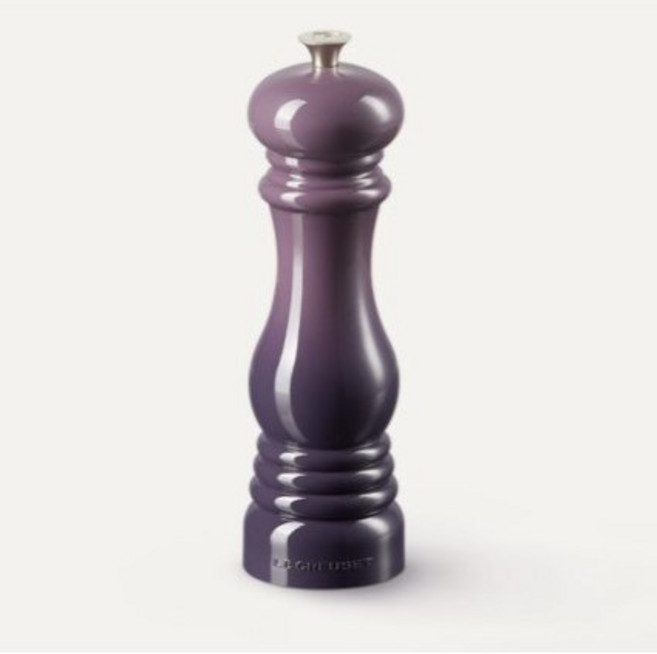 [정품매장구입][영국직배송] 르크루제 LE CREUSET 소금 후추 그라인더 세트 (총 2개) Salt Pepper Mill Set 21CM, ULTRA VIOLET (2개 1SET), 1개