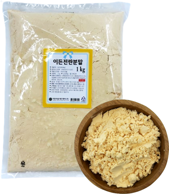 웰라밸 전란분말 1KG 계란가루 달걀가루 베이킹 제과제빵 전용 에그파우더, 1개