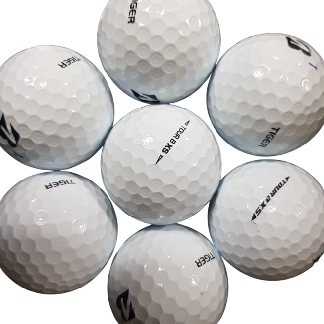 브리지스톤 Tour B XS (타이거) 화이트 로스트볼 A+ 20개, 1세트, 20개입