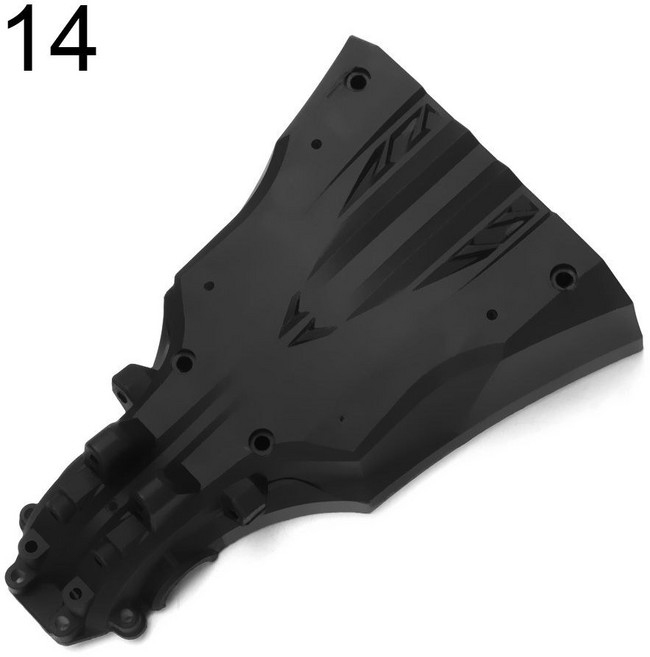 XLH 9125 시리즈 부품 전면 구동축 박스 완충기 금속 CVD 범용 서보 하부 서스펜션 세트 기어, 14, 1개