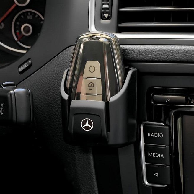 자동차 키 수납함 중콘솔 리모컨 카드 보관함 차량용 정리함, 메르세데스-벤츠, 1개