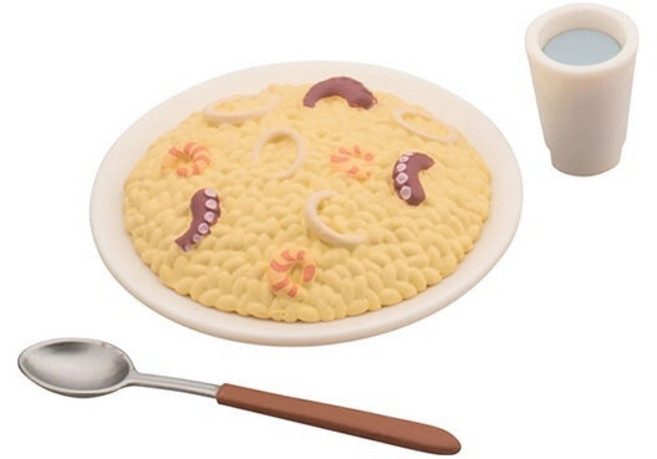 BANDAI 料理收藏 轉蛋 扭蛋 大象真鮪魚, 海鮮炒飯, 海鮮炒飯