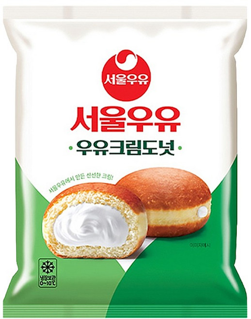 서울우유 우유크림도넛, 100g, 3개