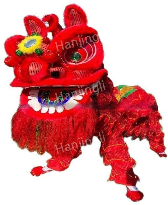 인형탈 사자탈춤 코스튬 경극 옐로우레드 전통탈 축제 공연 인형 사자 탈춤