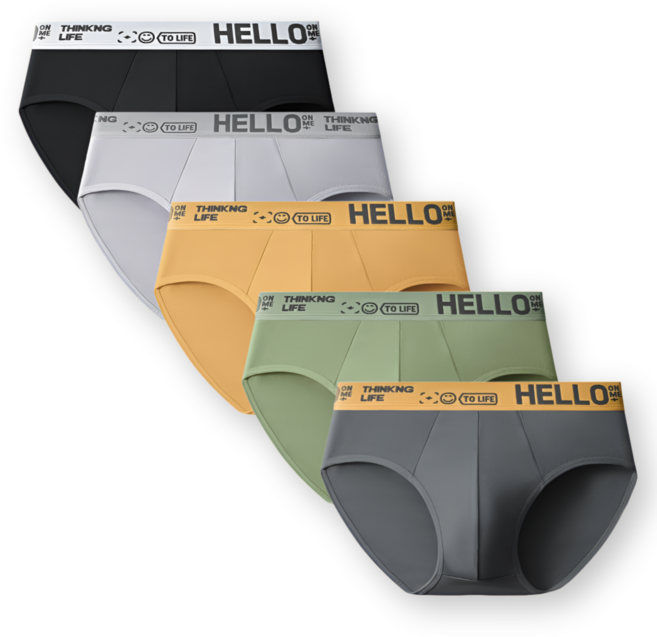 바디스윗 스마일 주니어 남아 삼각팬티 5종 세트