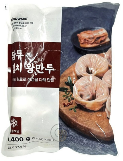 담두 김치왕만두 1.4kg, 1개