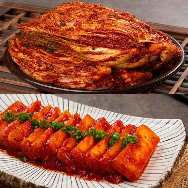 장려상김치 당일제조 국내산 수제 김치혼합세트 (포기김치 1kg + 석박지 2kg), (포기김치 3kg + 석박지 1kg), 1개