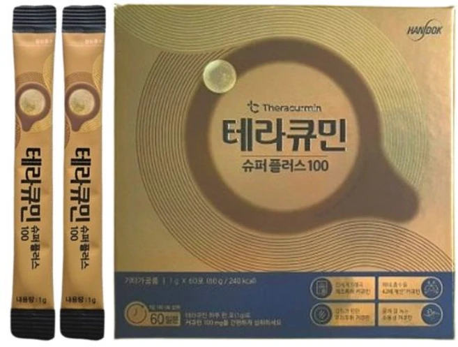 테라큐민 슈퍼플러스 강황 울금 커큐민 60포 593717, 1g - 쿠팡