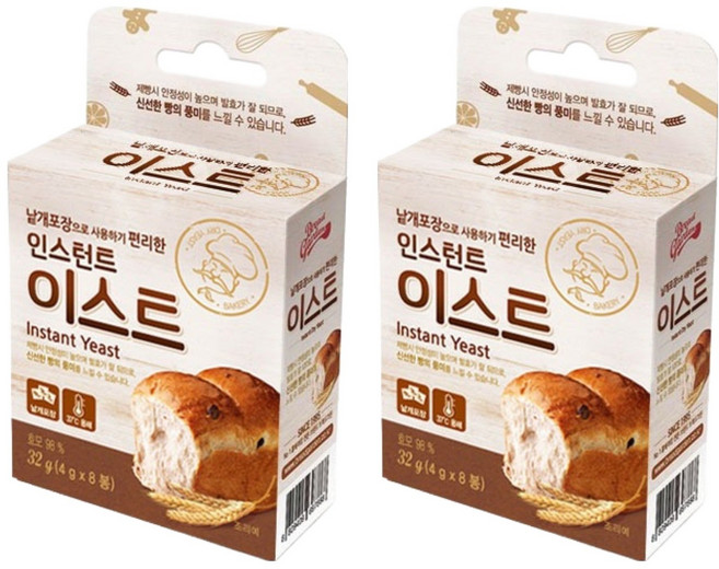 브레드가든 인스턴트 이스트, 32g, 2개