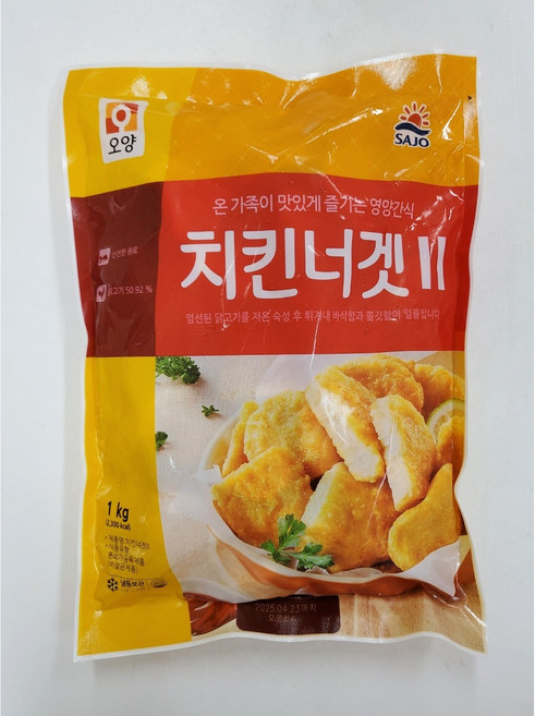 사조오양 치킨너겟 1kg, 1개