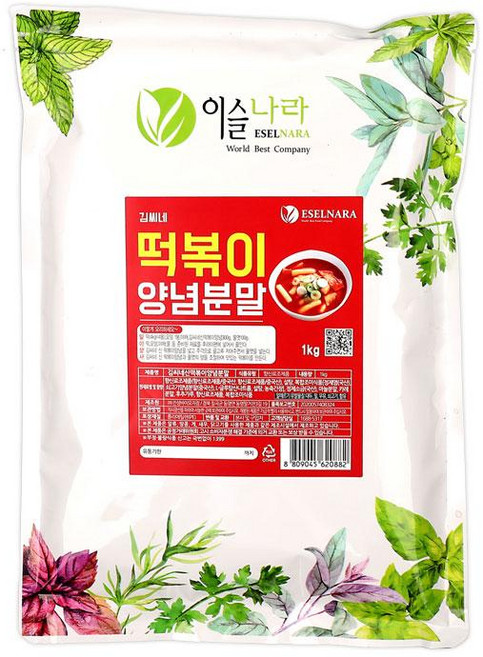 떡볶이양념(약간매운맛)1kg/이슬나라-6개, 1kg, 6개