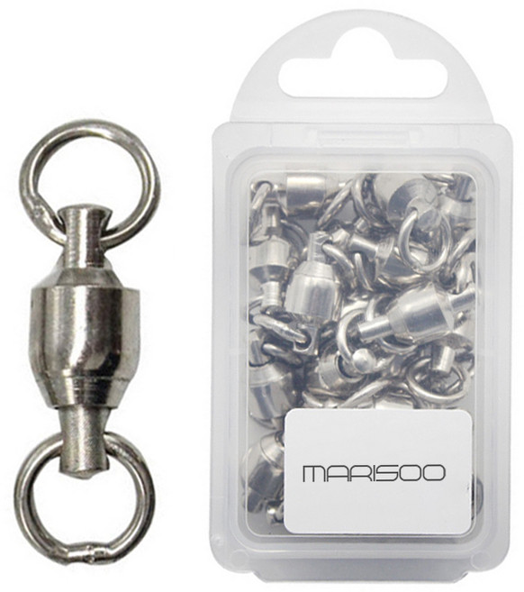 볼베어링도래 지깅도래 스위벨 부시리 방어 메탈지그 빅게임 도래 벌크 대용량 0-10호, 9#[20개입], 1개