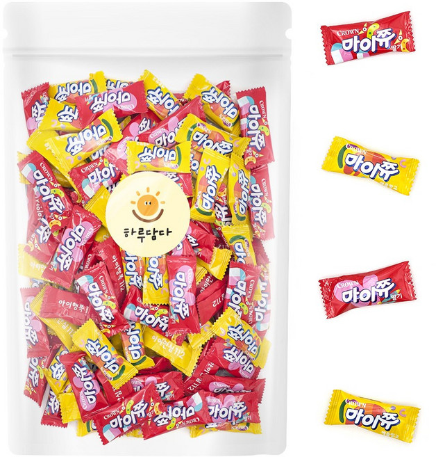 마이쮸 대용량 간식 딸기 애플망고 츄잉캔디 100개