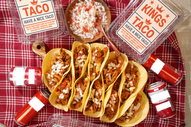 쩡타코 멕시칸 타코 파티팩 밀키트 세트 또띠아 + 소스 포함 90초 완조리 간편식 / 냉동 완제품 / 전자레인지 간편조리 / 전주야시장 인기메뉴, 3개, 900g