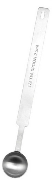 액세서리 베이킹 스테인레스 스푼 조미료 측정 다목적 크리에이티브 스틸 요리 1PC 주방, B 2.5ML, 1개