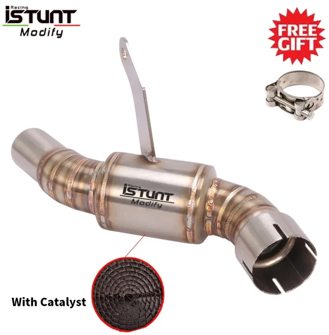 CFMOTO CLX 700 CLX700 스포츠 2020-2023 오토바이 배기 시스템 중간 링크 파이프 탈출 모토 연결 링크 튜, 05 2-With Laser, 1개