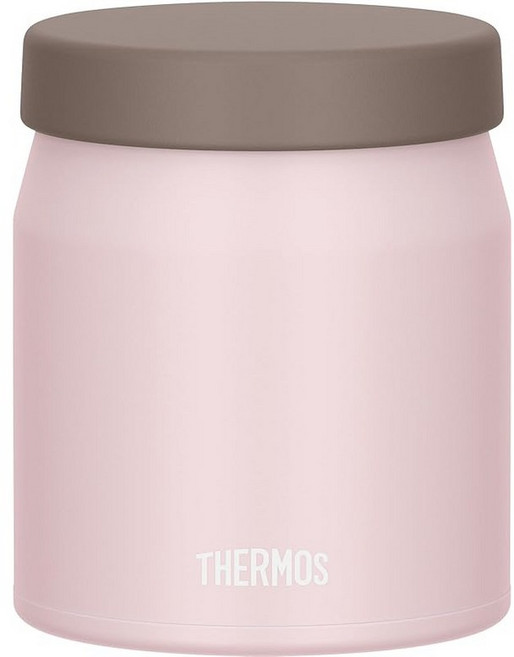 써모스 진공단열국통 300ml 소프트핑크 패킹 일체구조 보온 보냉 전체 부품 식기 세척기 사용 가능 JEF300 SFPK, 1개