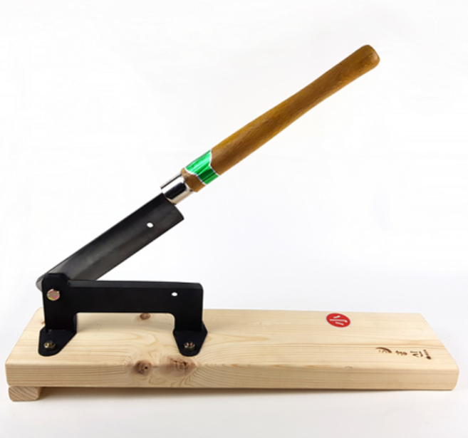 국산 광신 고강도 약작두 소 사이즈 약초 고급 약재 싹쓸이작두 여물 고기 떡 무쇠 안전, 1개