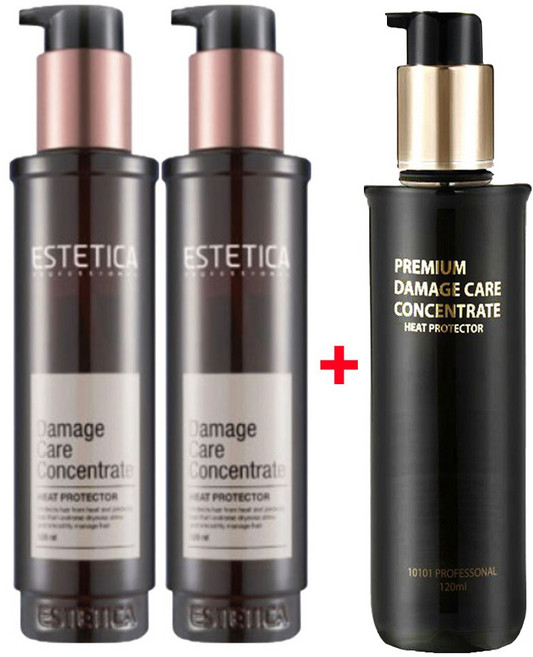 에스테티카 데미지케어 컨센트레이트 /열에의한 손상모발 헤어에센스, 120ml, 3개
