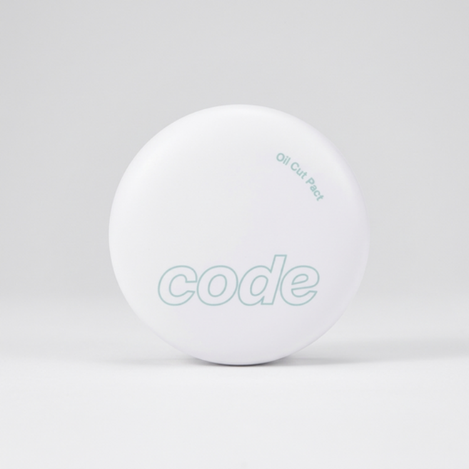 코드글로컬러 오일컷 핑크빔 팩트 핑크 케이스, 오일컷팩트, 1개