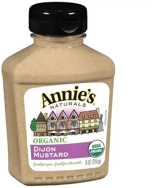 Annie's Homegrown 디종 머스타드 글루텐 프리 GMO 255g9온스 6팩 호환, 255g, 1세트