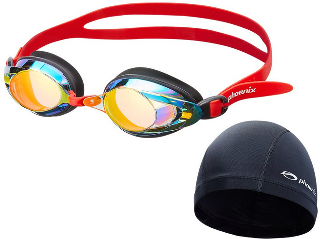 피닉스 미러수경 PN-702M + 스판수모 SET, 1개