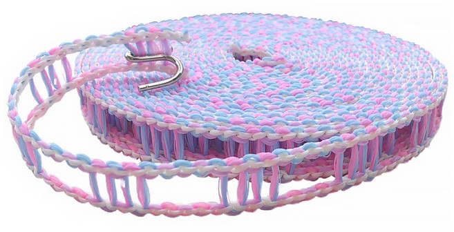 리빙로드 울타리 실내 야외 캠핑 빨래줄 길이 10M, 1개, 랜덤 발송