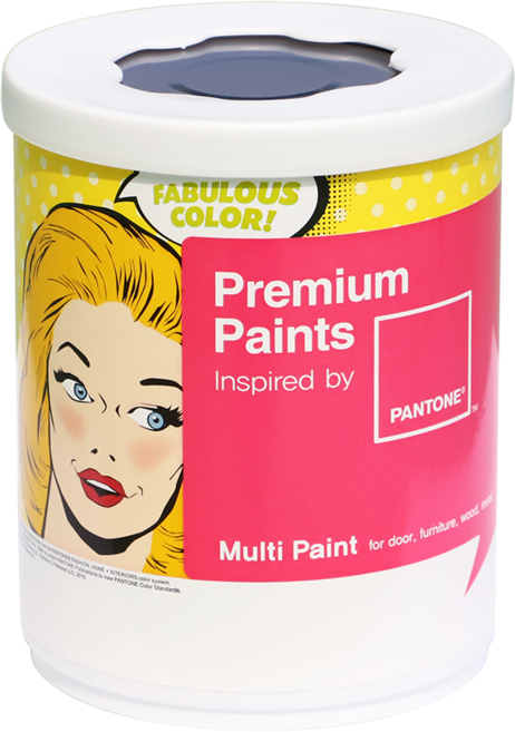 노루페인트 팬톤 멀티 페인트 1L 벽지 목재 철재 방문 가구용, Ballad Blue 13-4304, 1개