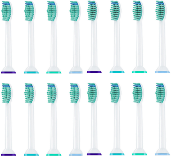 NMX 필립스 소닉케어 전동 칫솔모 호환용 칫솔 HX-3 HX-6 HX-9 시리즈, 필립스호환칫솔모, 16개