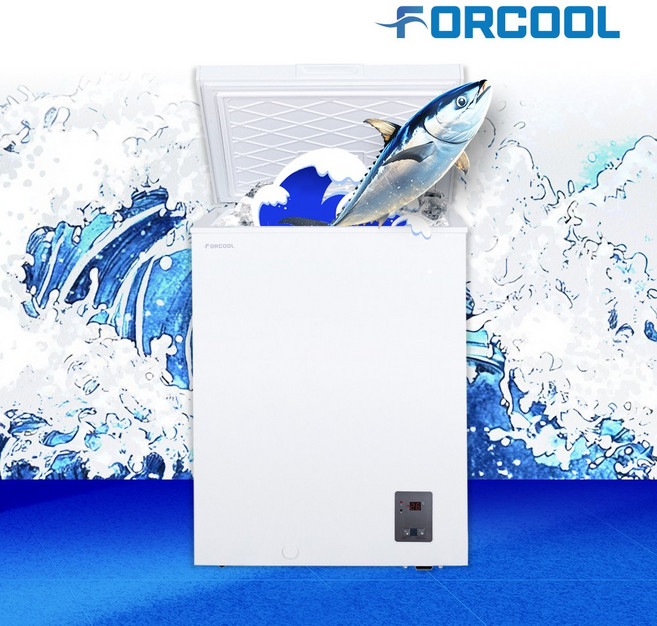 포쿨 냉동고 초저온 참치냉동고 급속냉동고 142L -45도 구슬아이스크림 얼음맥주잔 아이스볼, FC-X142W