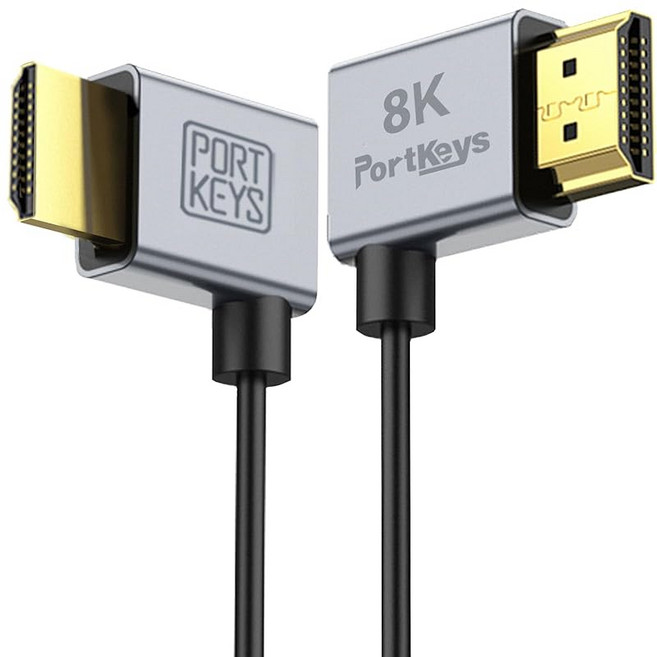 Portkeys 포트키즈 8K 초슬림 HDMI 2.1 케이블 0.3M