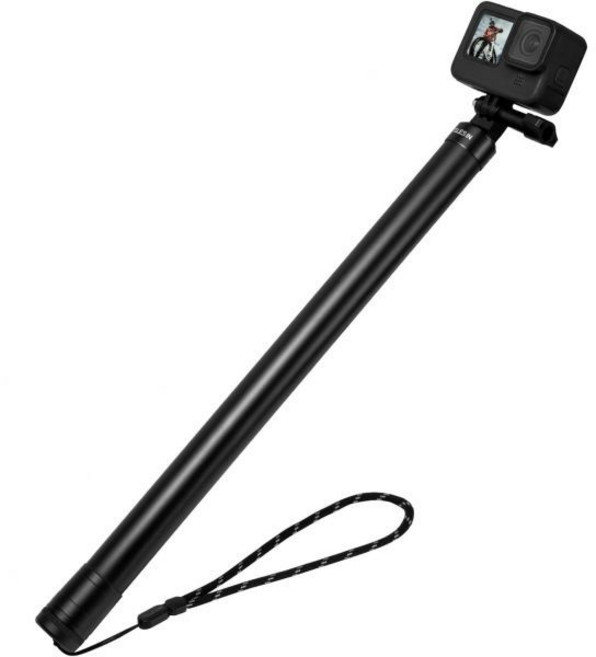 TELESINTELESSIN 울트라 롱 셀피 스틱 폴 3M/118인치 탄소섬유 경량 방수 확장형 핸드헬드 모노포드 고프로 맥스 히어로 11 10 9 8 7 6 5 Insta36, G2 3M