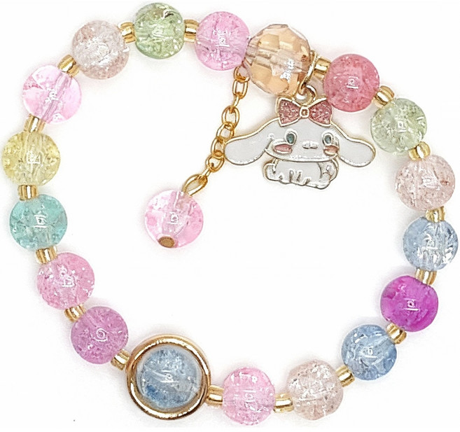 샤미엘 시나모롤 쿠로미 블링블링 팔찌, 리본시나모롤, 1개