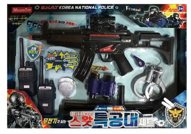 무전기가 되는 스왓특공대세트, 혼합색상, 1세트