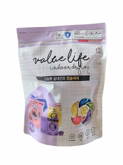 가치생활 저자극 실내건조 초고농축 캡슐세제, 33개입, 2개
