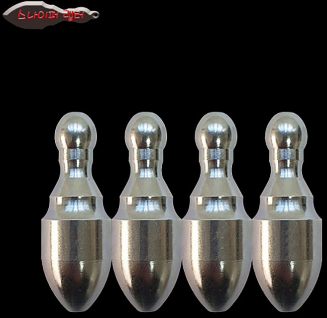 스나이퍼 랩터 고리봉돌 구멍봉돌 20호~40호(4개입), 1개, 4개입, 구멍봉돌_40호