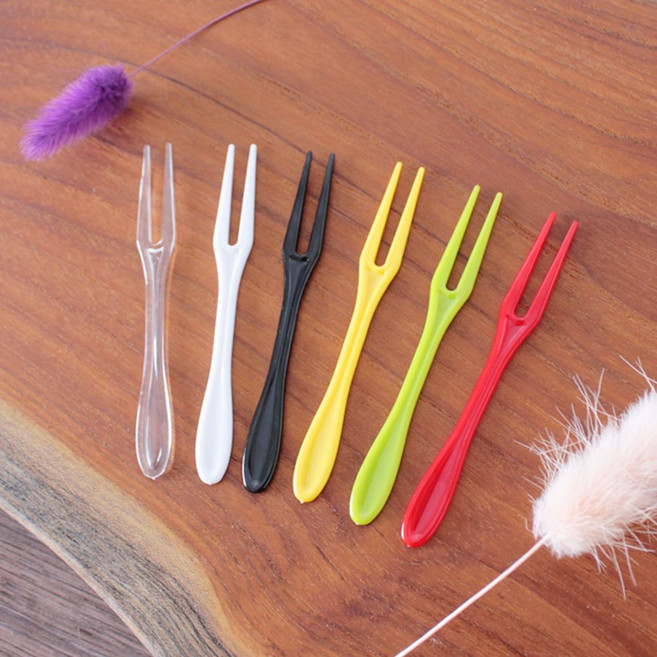 두날포크 투명 [1000개], 1개