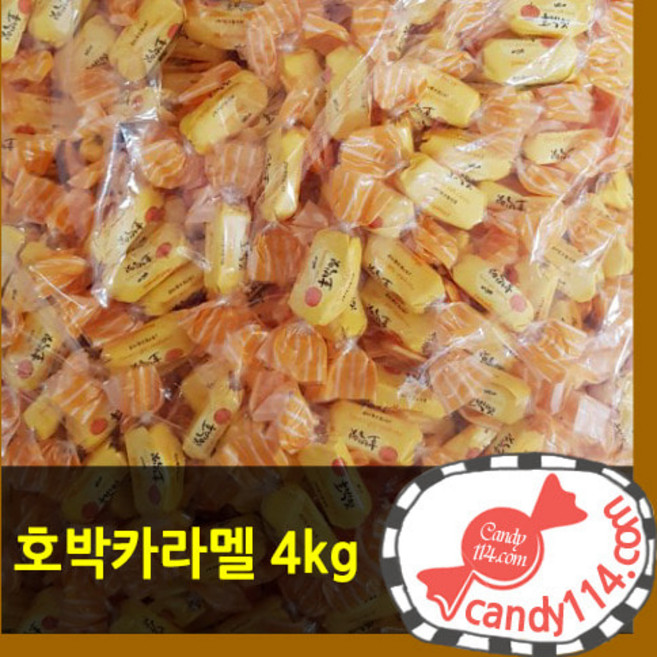 맛고을식품 호박 엿 카라멜, 4kg, 1개