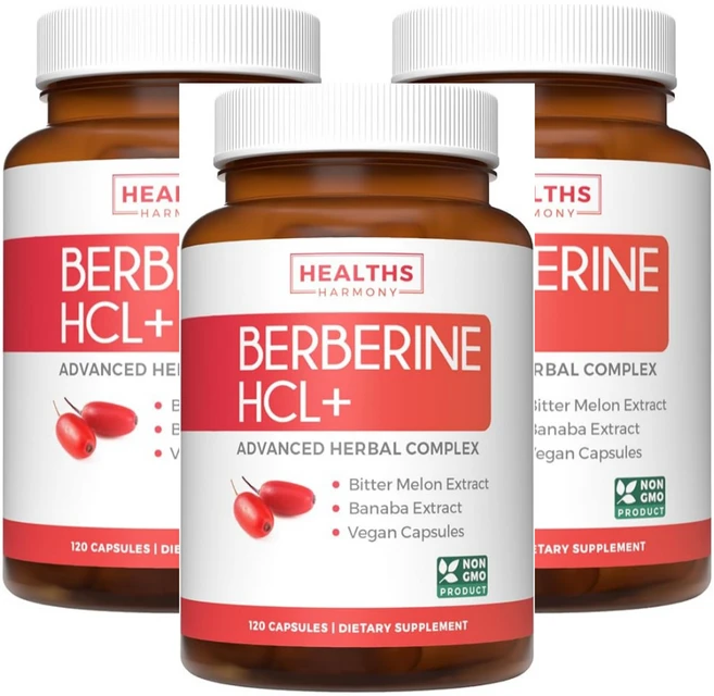 베르베린 HCl+ Healths Harmony 캡슐, 3개, 120정 - 쿠팡