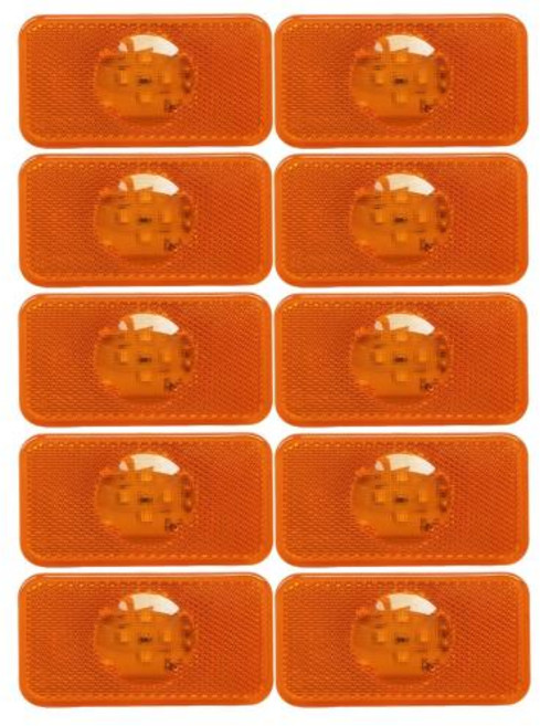 테일 램프 후미등 데루등 볼보 FH FM FL 트럭 조명용 LED 사이드 마커 앰버 20789440 액세서리 24V, 5)10Pcs