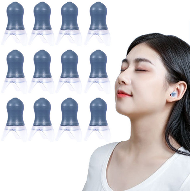 카와이 비행기 기압조절 귀마개 이어플러그 소음방지 소음차단 소형 S, 4개입, 3세트