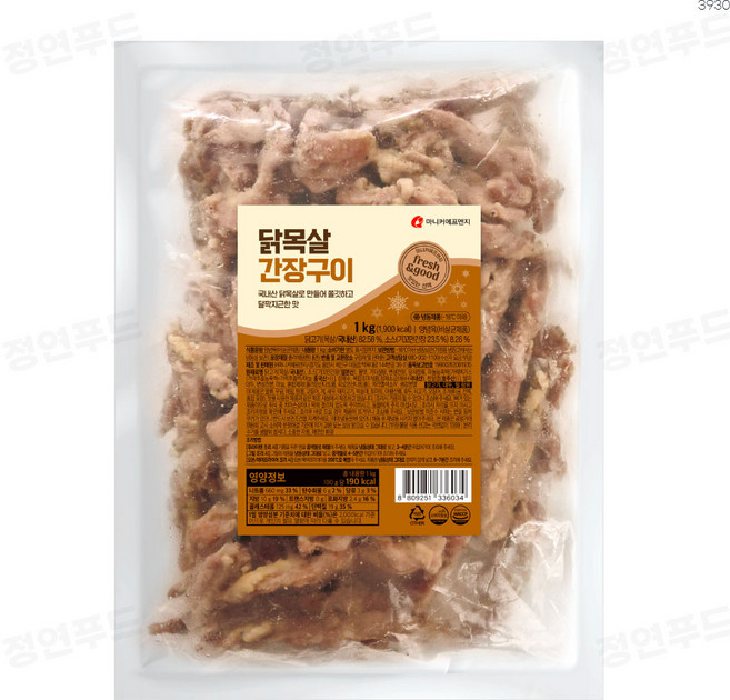 ~유통기한(26.05.05) 행사~ 마니커에프앤지 닭목살 간장구이 (냉동), 1개, 1kg