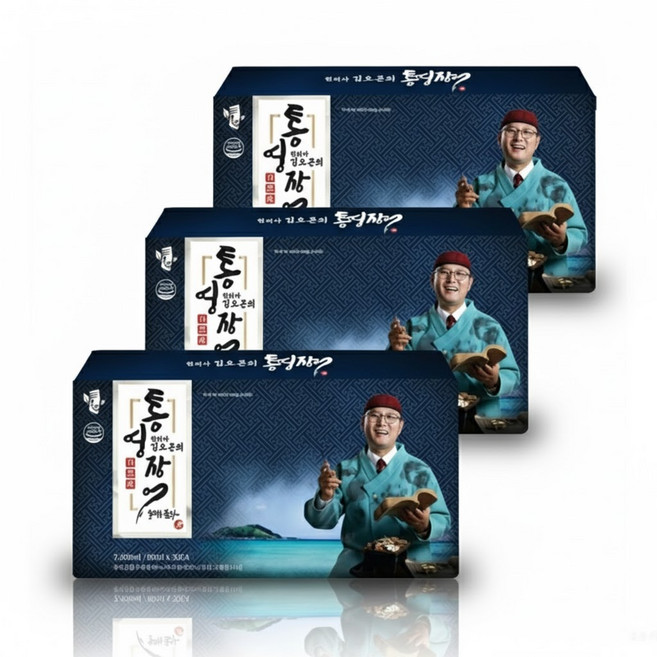 김오곤 자연산 통영장어진액 여름철 보양식 기력회복 장어액기스 즙, 2.4L, 3세트