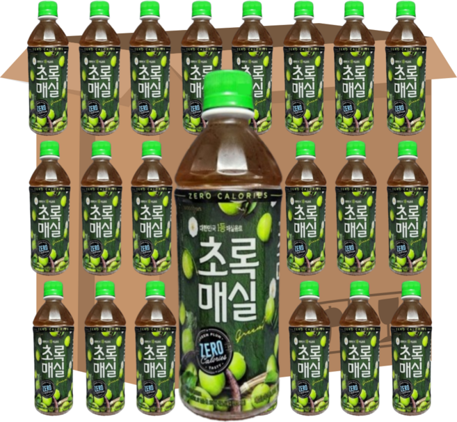 초록매실 제로, 500ml, 24개