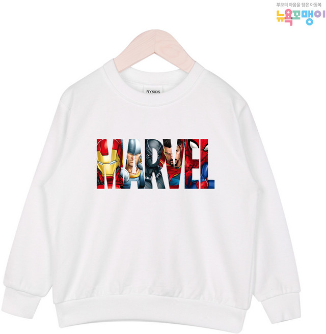 뉴욕꼬맹이 마블 맨투맨(맨투맨z) P100