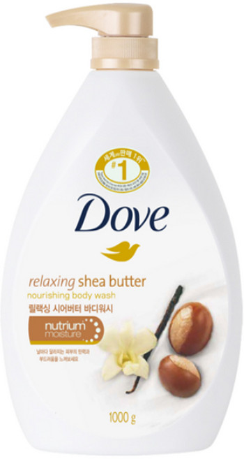 도브 릴랙싱 시어버터 바디워시, 1kg, 2개