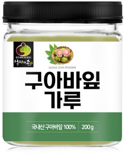 건강초이스 국내산 구아바잎 100% 가루, 200g, 1박스