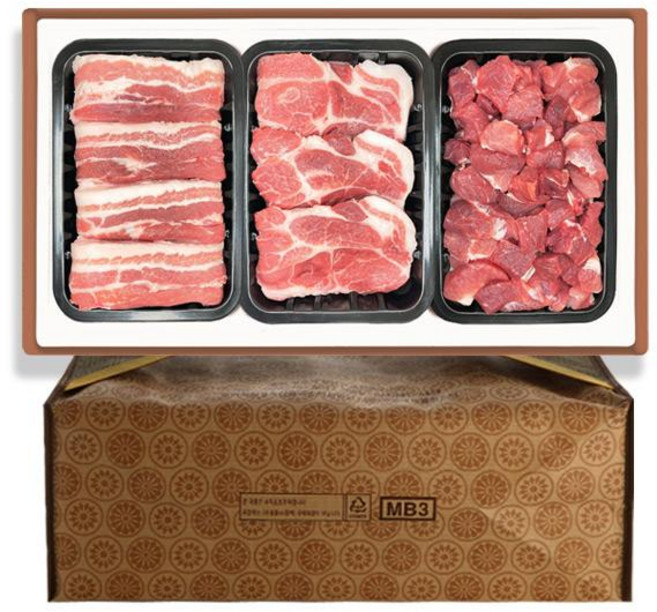 진코어 청풍명월 무항생제한돈세트청돈1호 삼겹살 목살 전지 각500g, 1개, 단품