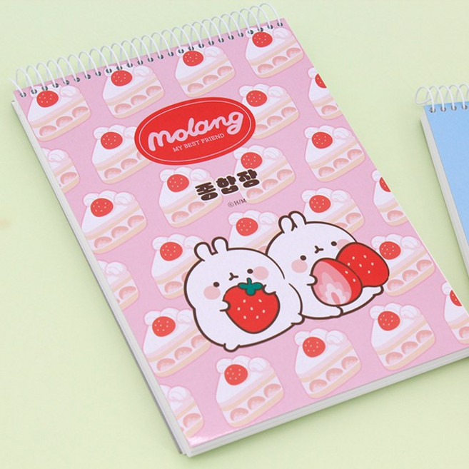 몰랑 무선 종합장 100매 5p 세트 (랜덤), 5개, 본품